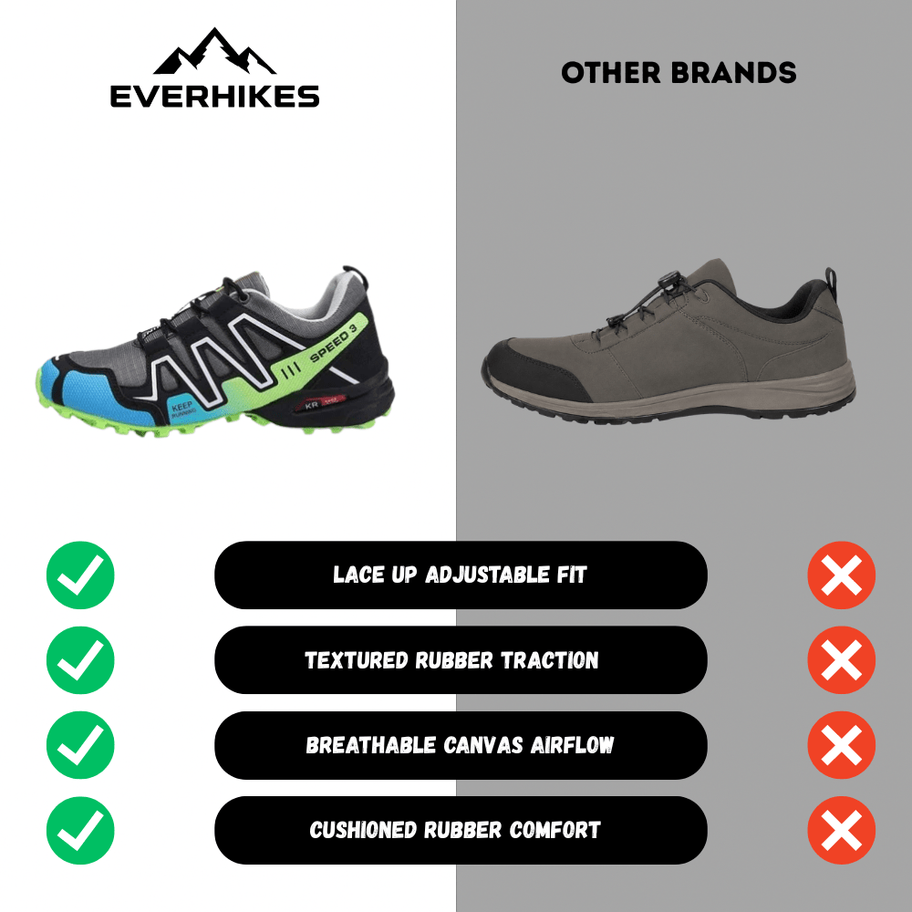 Hiking Shoes Durable Breathable Trail Grip | Everhikes - Everhikes