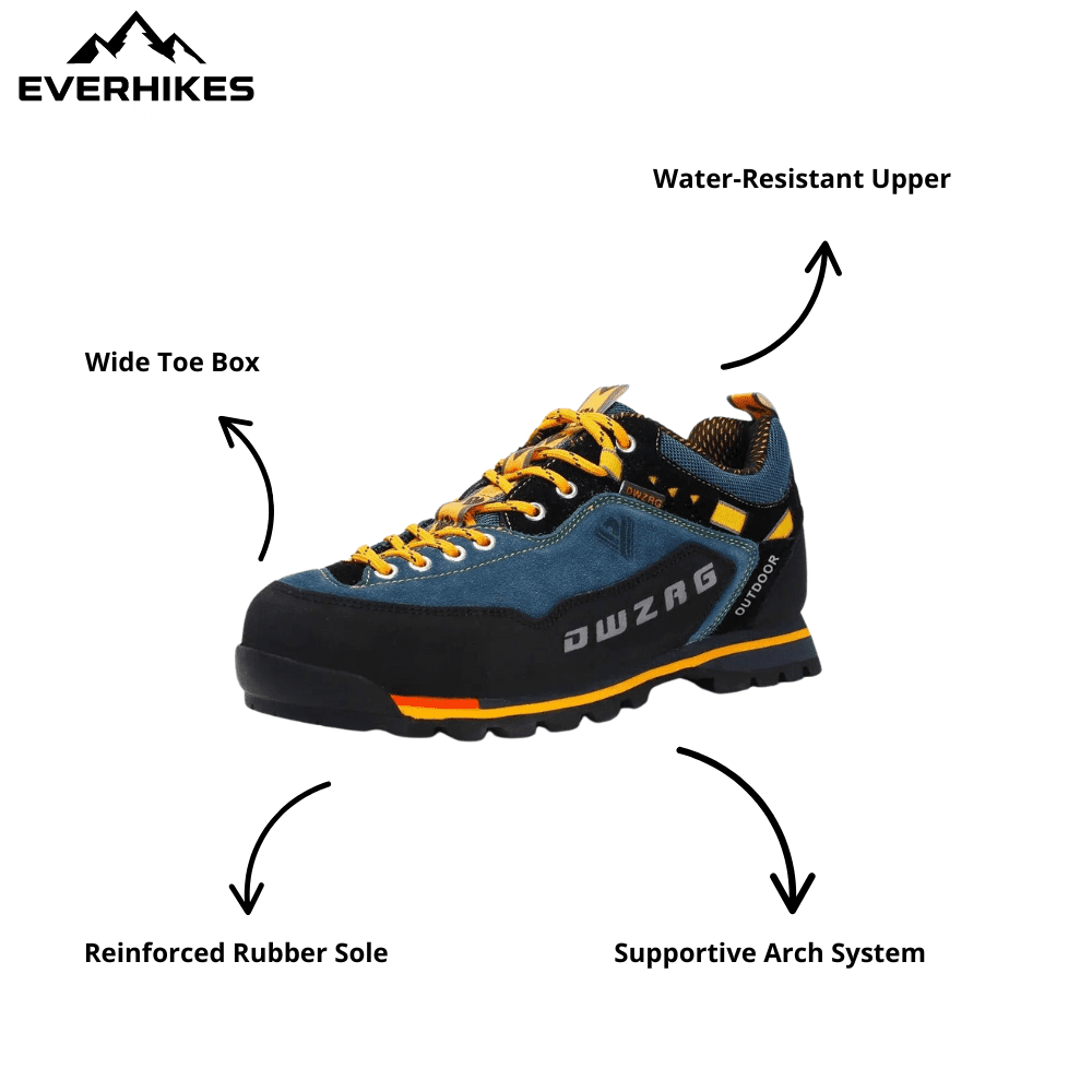 Hiking Shoes Durable Water - Resistant Low - Cut | Everhikes - Everhikes