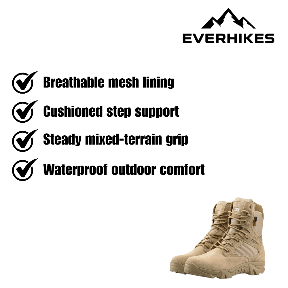 Hiking Shoes Lightweight Waterproof Grip | Everhikes - Everhikes