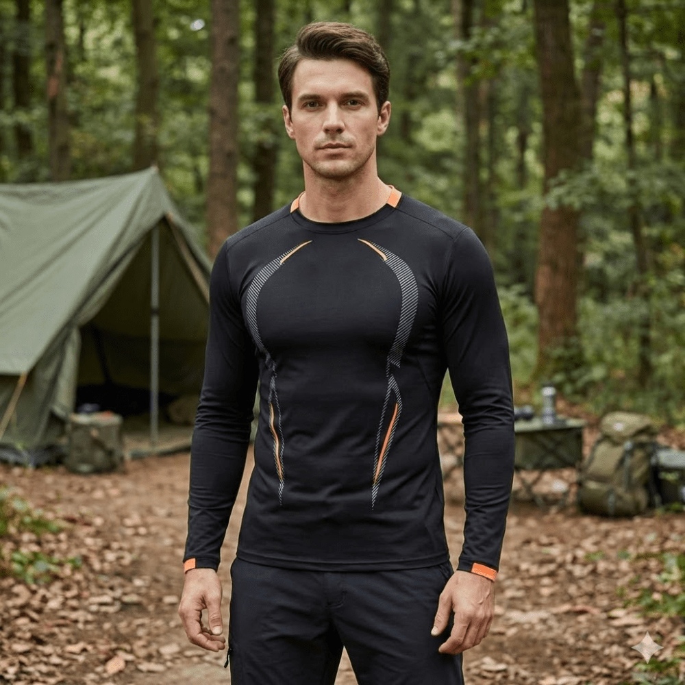 Hiking T-Shirt, Lightweight Breathable Long - Sleeve - Everhikes