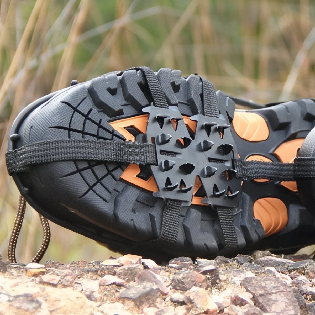Ice Crampons, Durable 24-Spike Winter Traction Grips - Everhikes