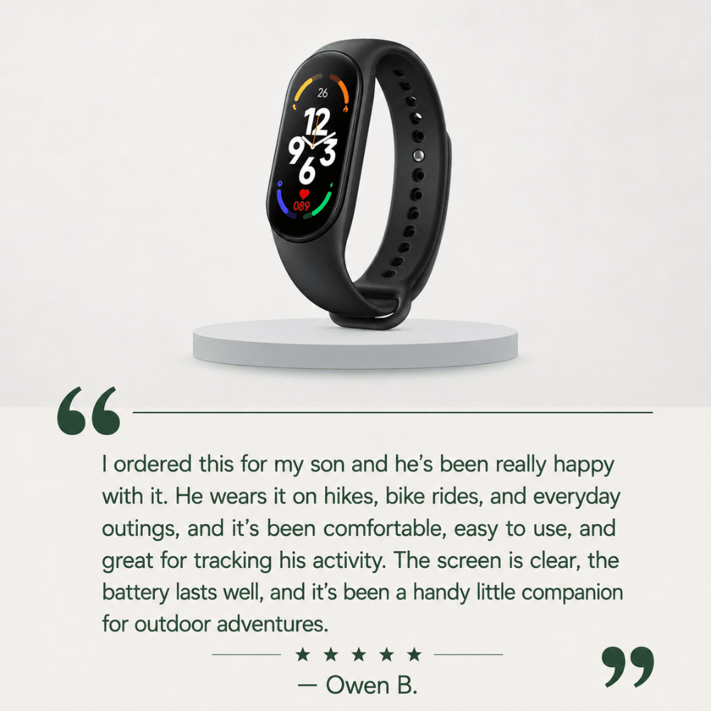 Kids Activity Tracker – Lightweight Silicone Strap Watch - Everhikes