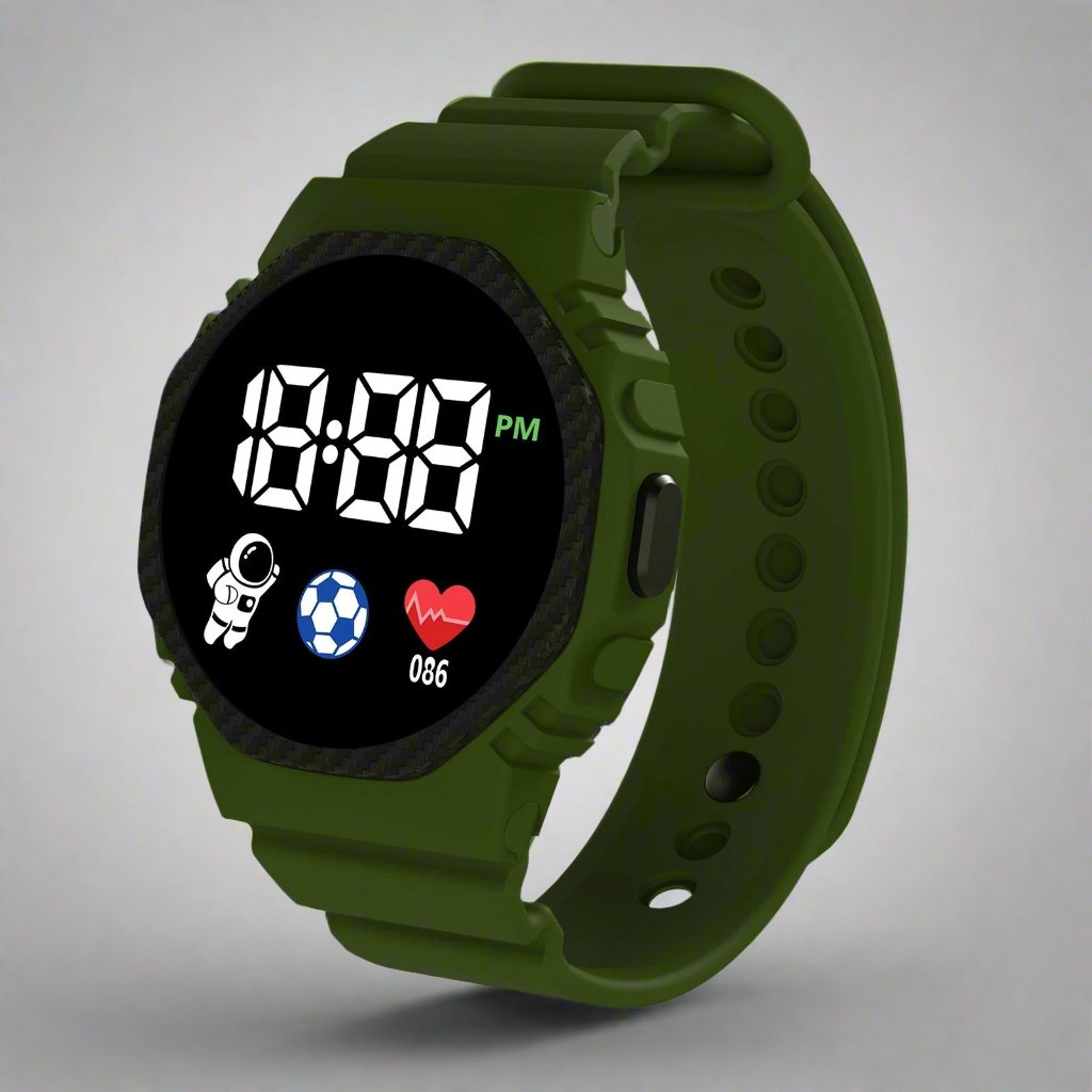 Kids Digital Watch – Lightweight Water - Resistant | Everhikes - Everhikes