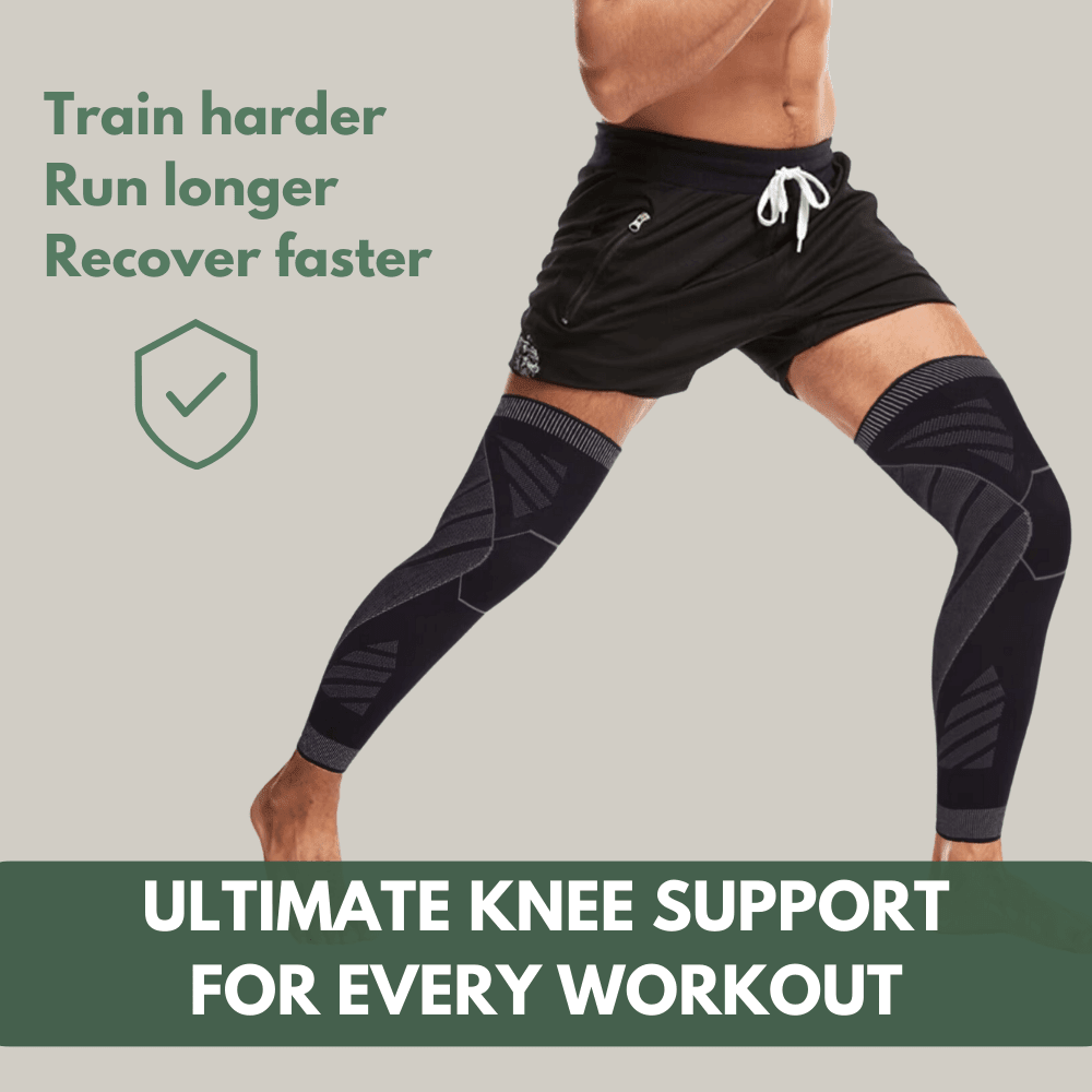 Knee Sleeve Breathable Full - Length Compression Pair | Everhikes - Everhikes