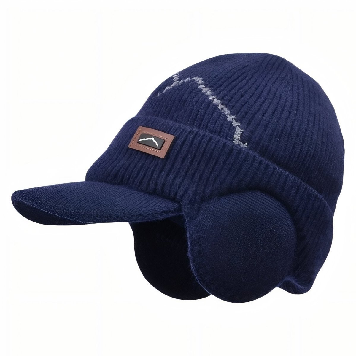 Knitted Winter Hat Ear Flaps & Built-In Visor | Everhikes - Everhikes