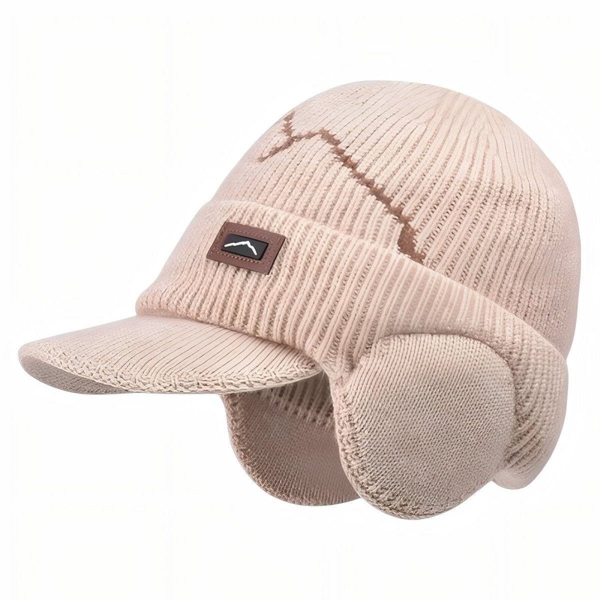 Knitted Winter Hat Ear Flaps & Built-In Visor | Everhikes - Everhikes
