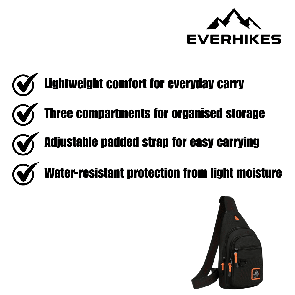 Lightweight Crossbody Bag Water-Resistant | Everhikes - Everhikes