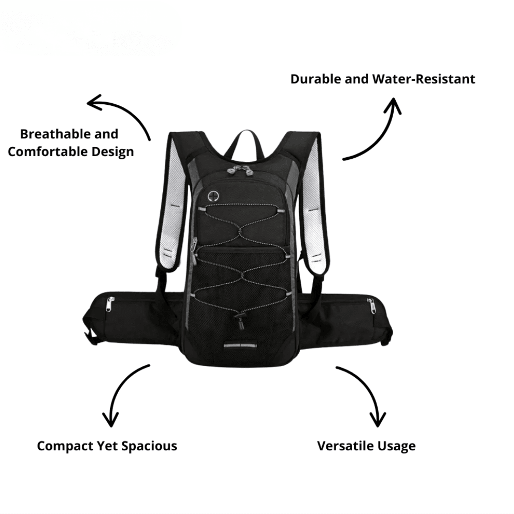 Lightweight Water - Resistant Hiking Backpack – Compact Trail Daypack - Everhikes