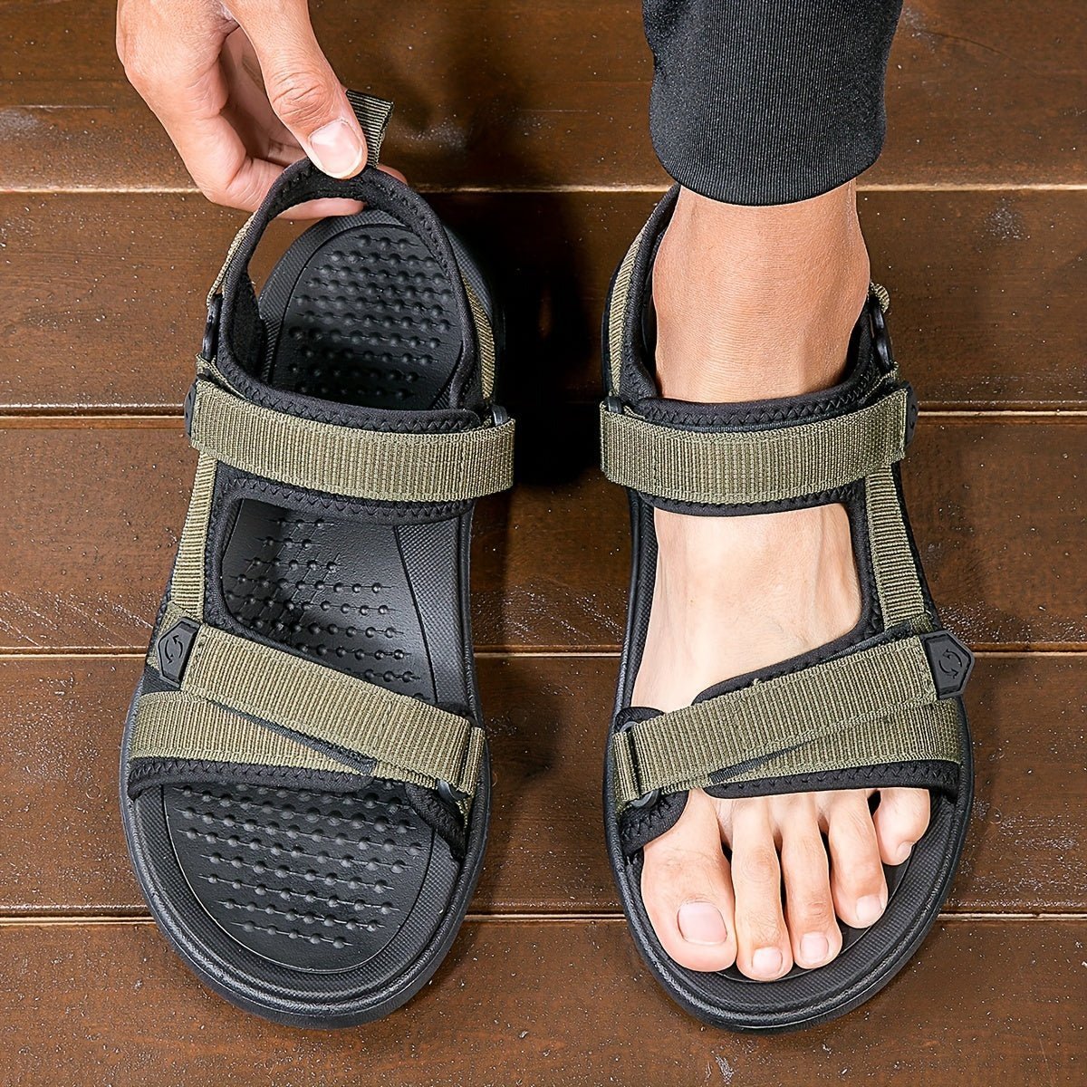Men's Hiking Sandals Breathable Textile Upper| Everhikes - Everhikes