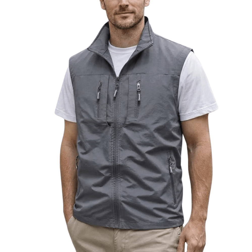 Men’s Hiking Vest, Lightweight Durable Outdoor Layer - Everhikes