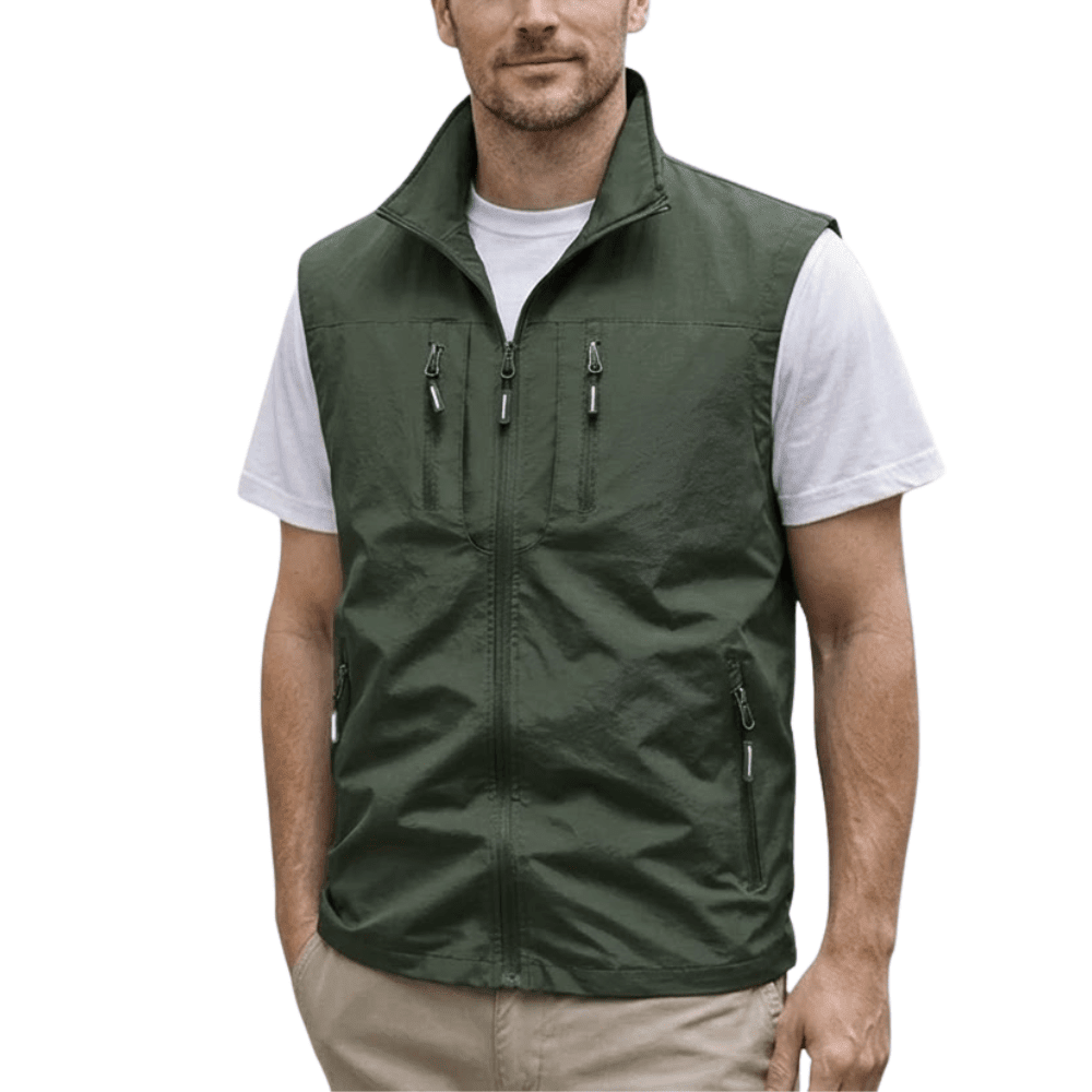Men’s Hiking Vest, Lightweight Durable Outdoor Layer - Everhikes