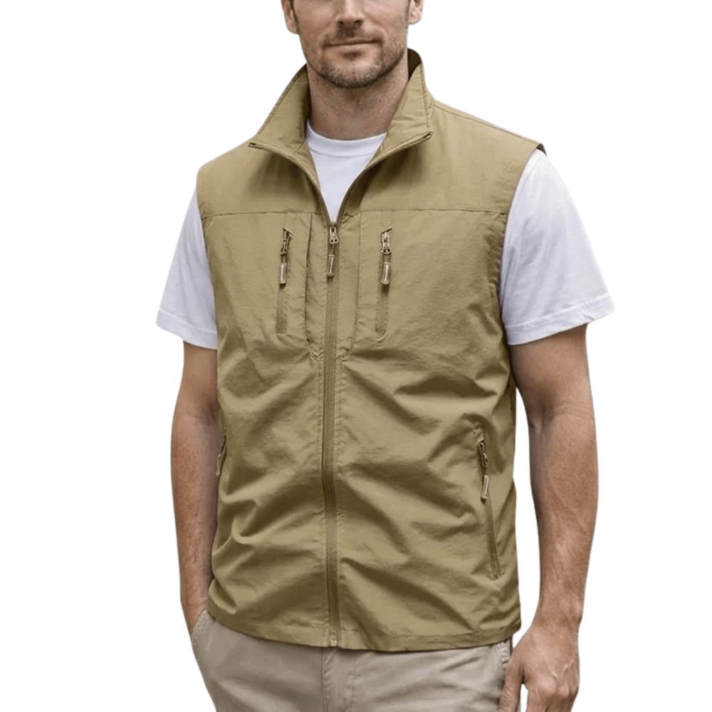 Men’s Hiking Vest, Lightweight Durable Outdoor Layer - Everhikes