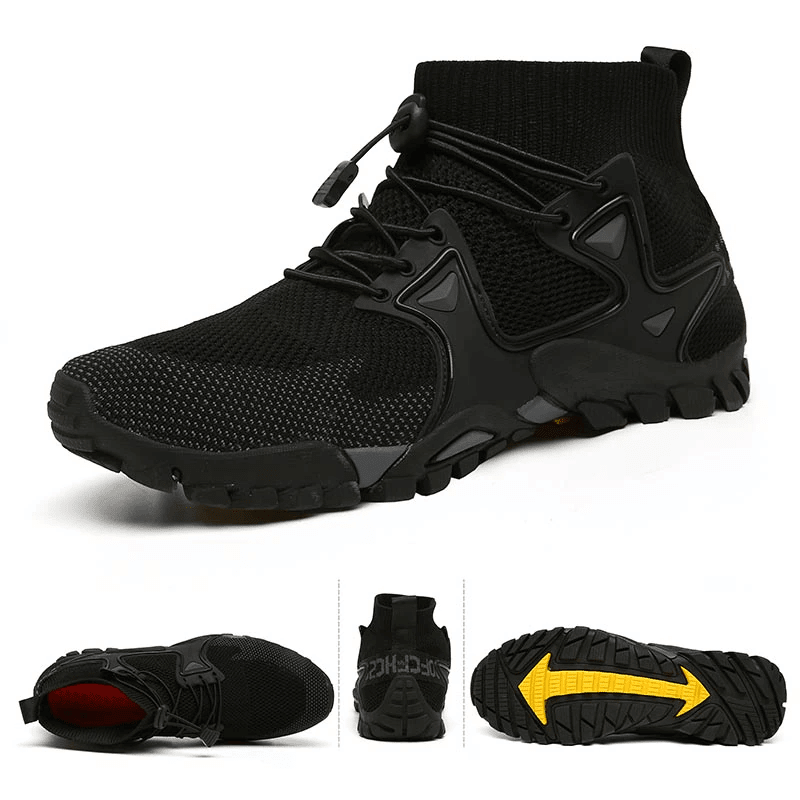 Men’s Lightweight Breathable Hiking Shoes with Non - Slip Grip - Everhikes