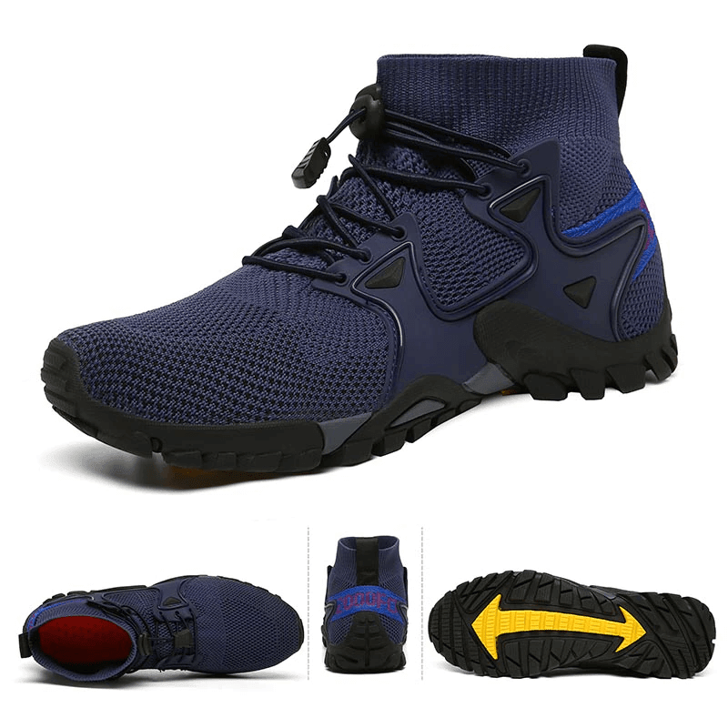 Men’s Lightweight Breathable Hiking Shoes with Non - Slip Grip - Everhikes