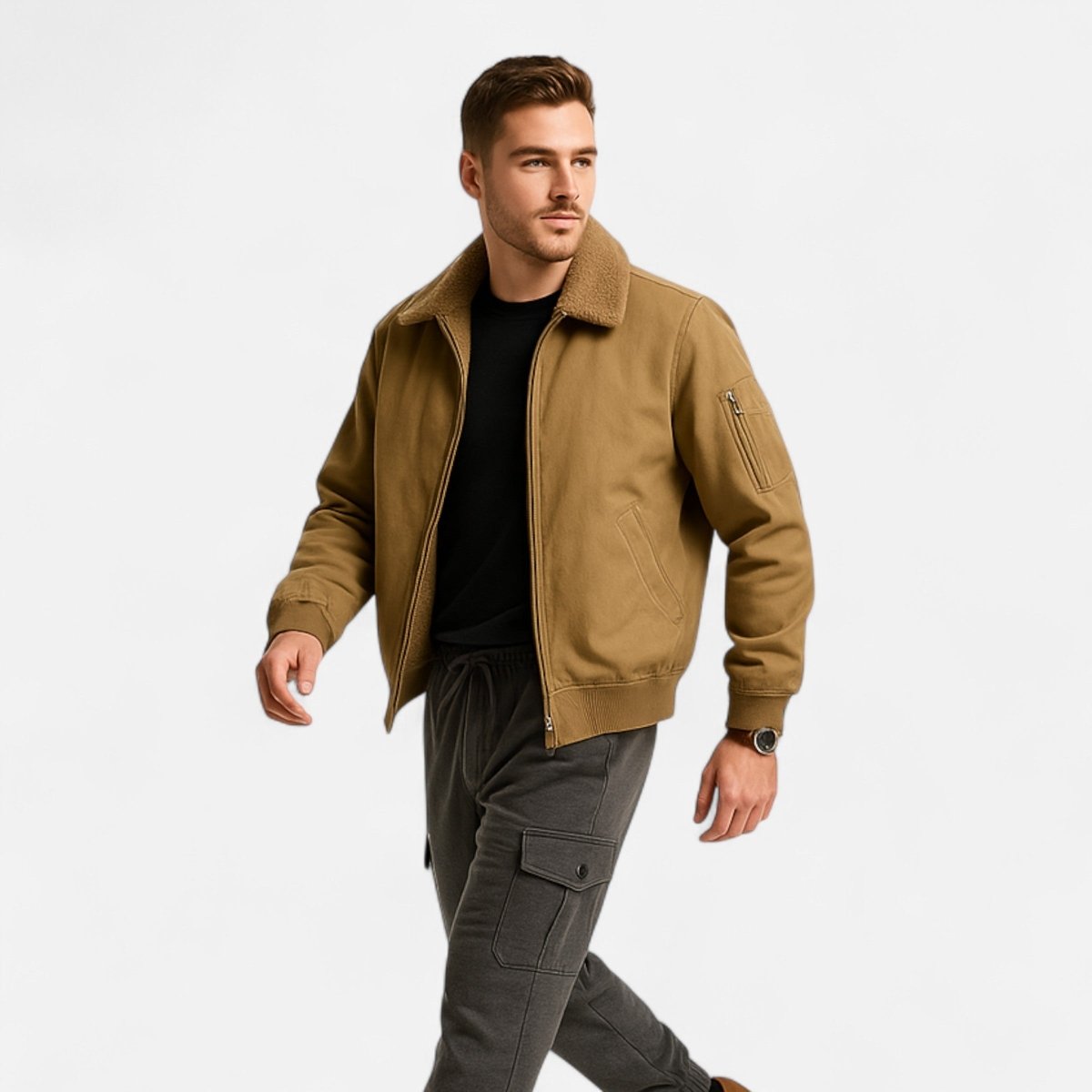 Outdoor Jacket, Durable Cotton Insulated Outerwear - Everhikes