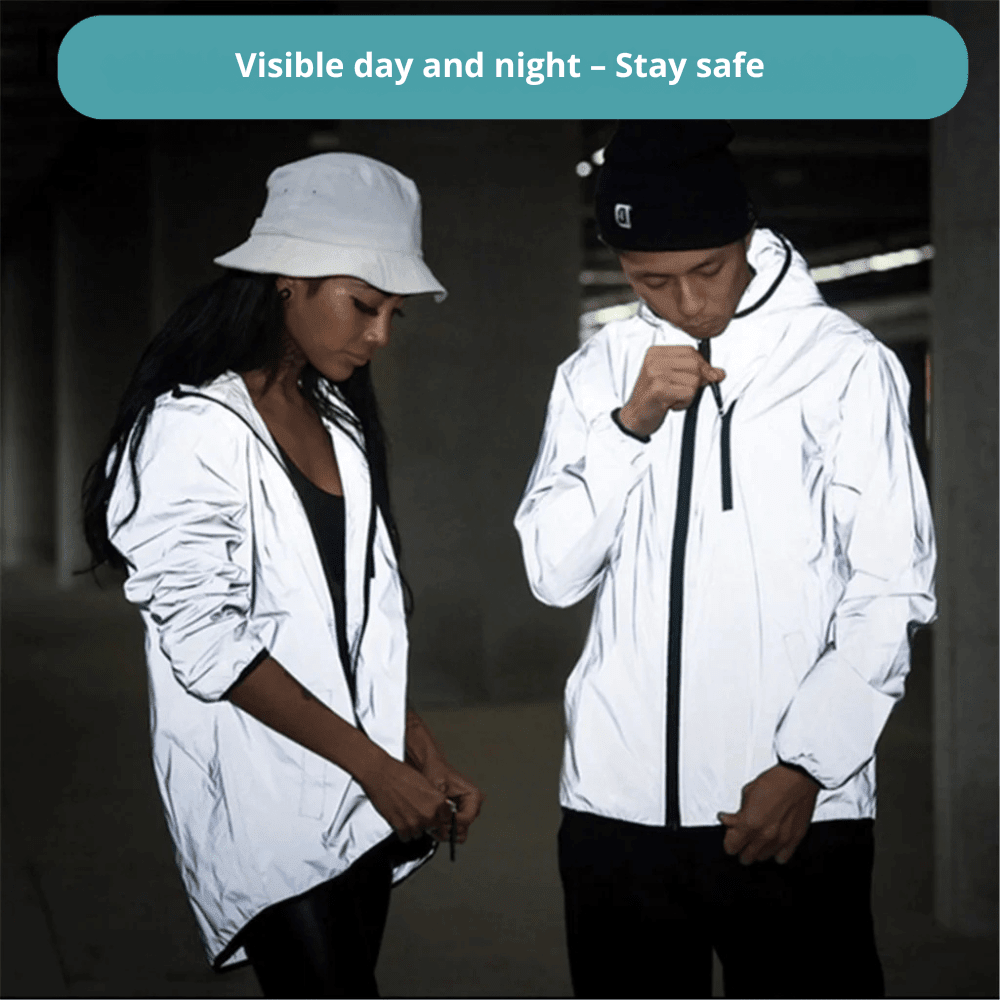Outdoor Jacket, Waterproof Reflective Lightweight Shell | Everhikes - Everhikes