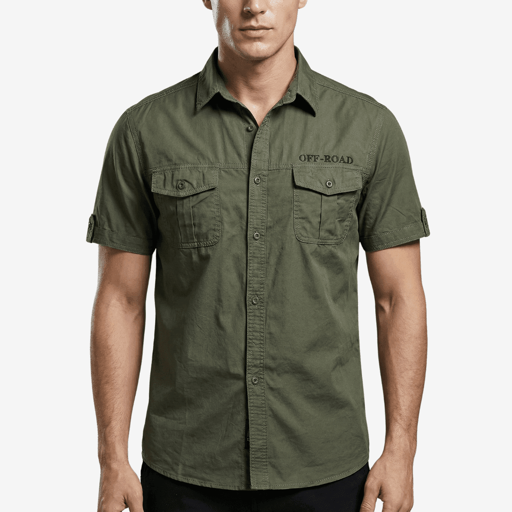 Outdoor Shirt, Breathable Cotton Short - Sleeve | Everhikes - Everhikes