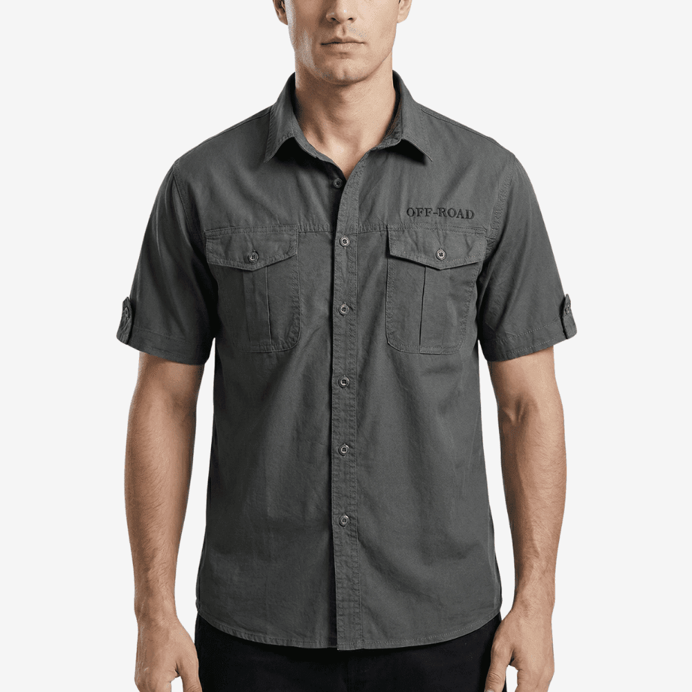 Outdoor Shirt, Breathable Cotton Short - Sleeve | Everhikes - Everhikes