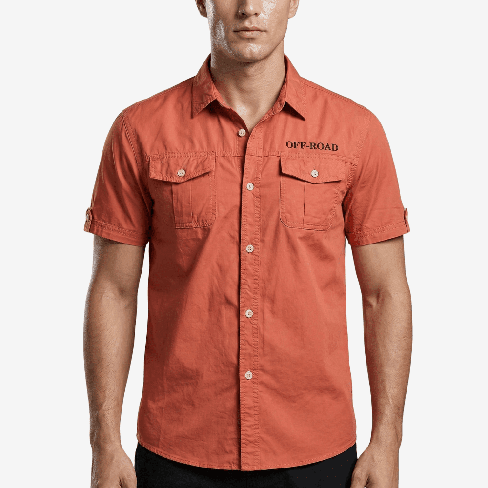 Outdoor Shirt, Breathable Cotton Short - Sleeve | Everhikes - Everhikes