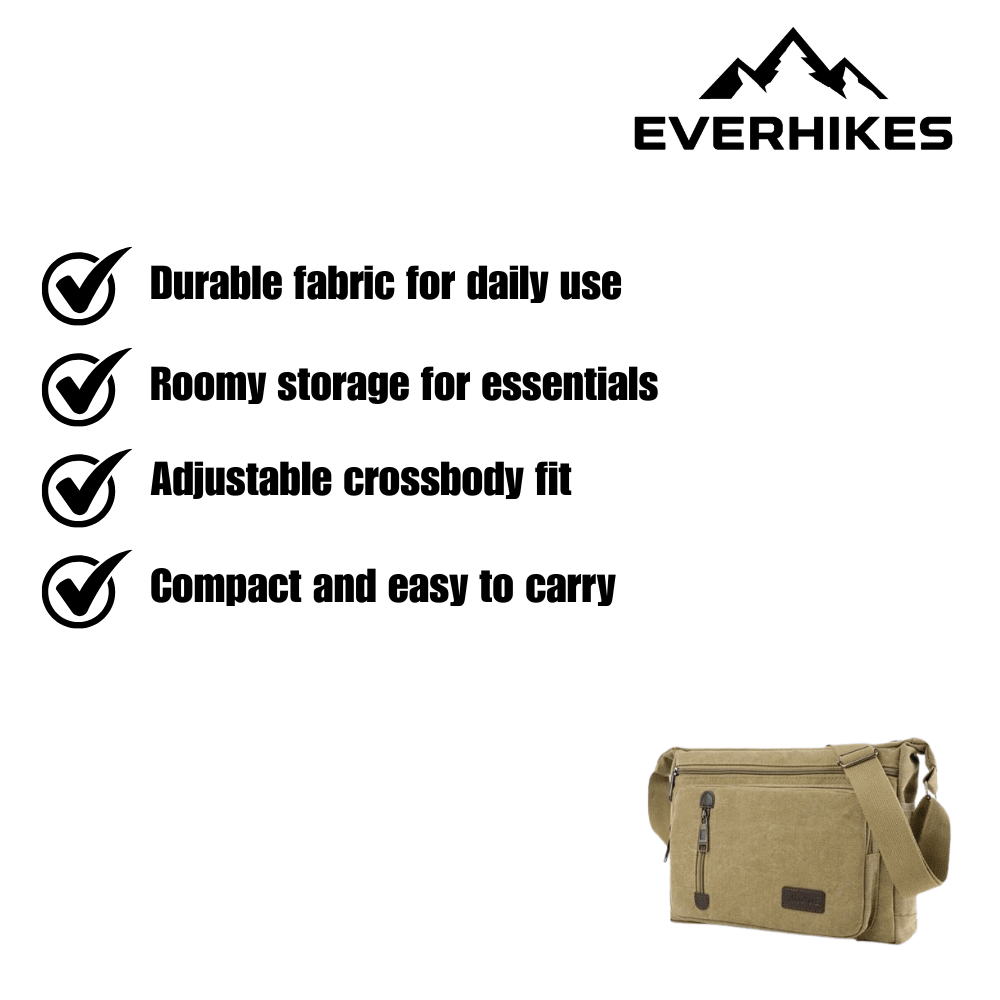 Outdoor Shoulder Bag Durable Adjustable Travel Carry | Everhikes - Everhikes
