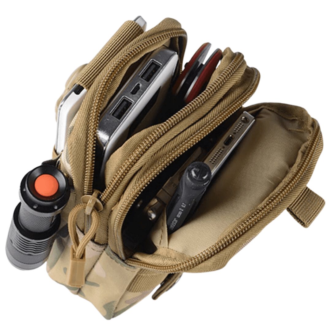 Outdoor Waist Bag, Durable Water - Resistant Nylon Pack - Everhikes