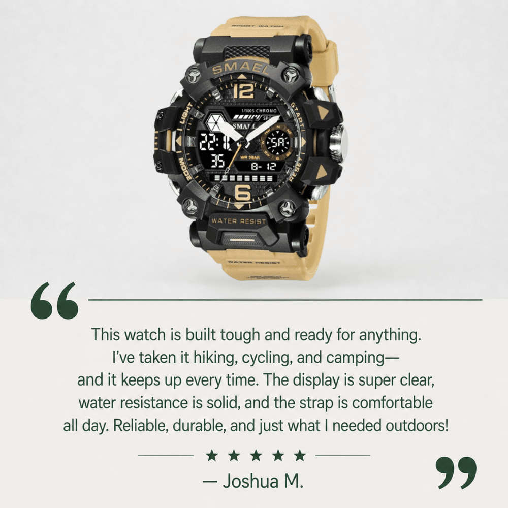 Outdoor Watch Durable Shock-Resistant | Everhikes - Everhikes
