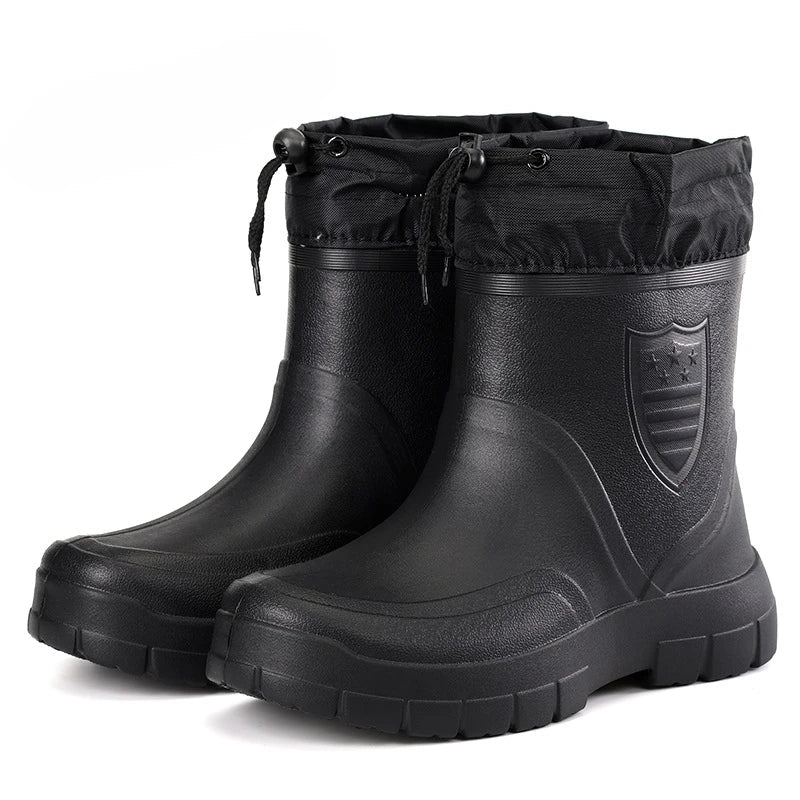 Rain Boots – Men’s Lightweight Waterproof Ankle Design - Everhikes