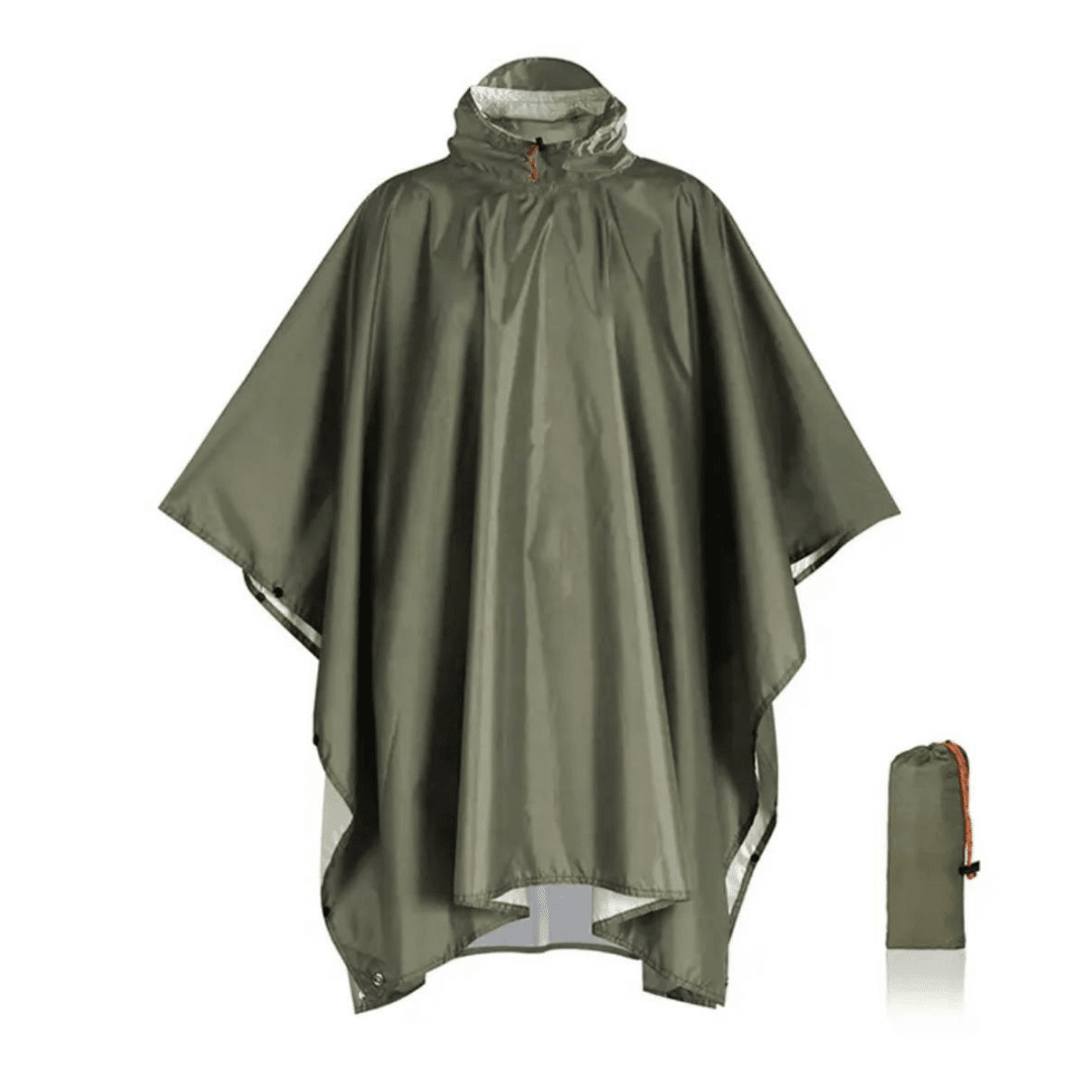 Rain Poncho, Lightweight Waterproof Hooded | Everhikes - Everhikes