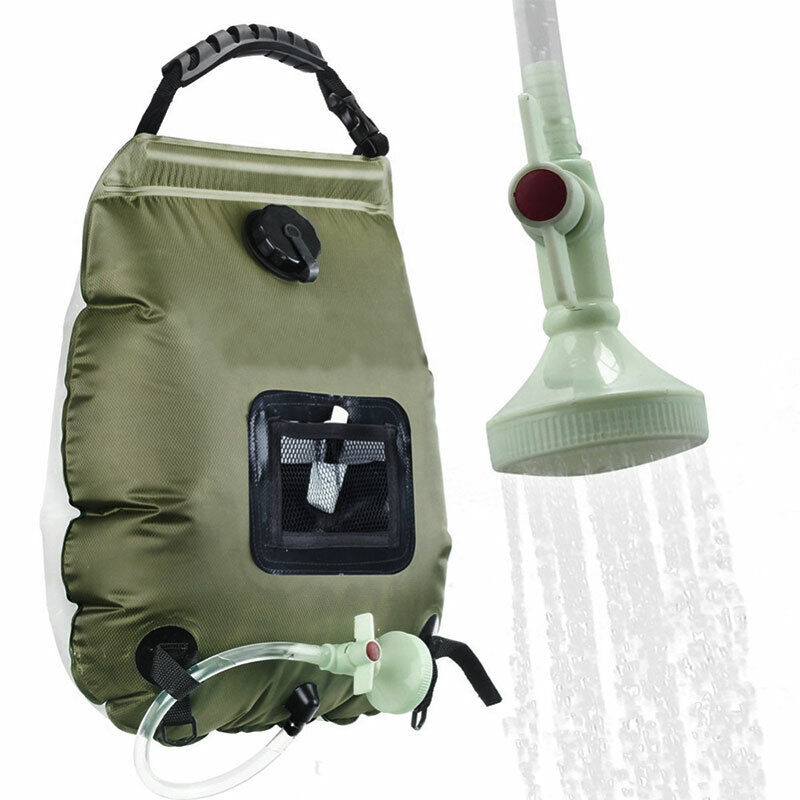 Camping Shower Bag Portable Solar-Heated 20L | Everhikes