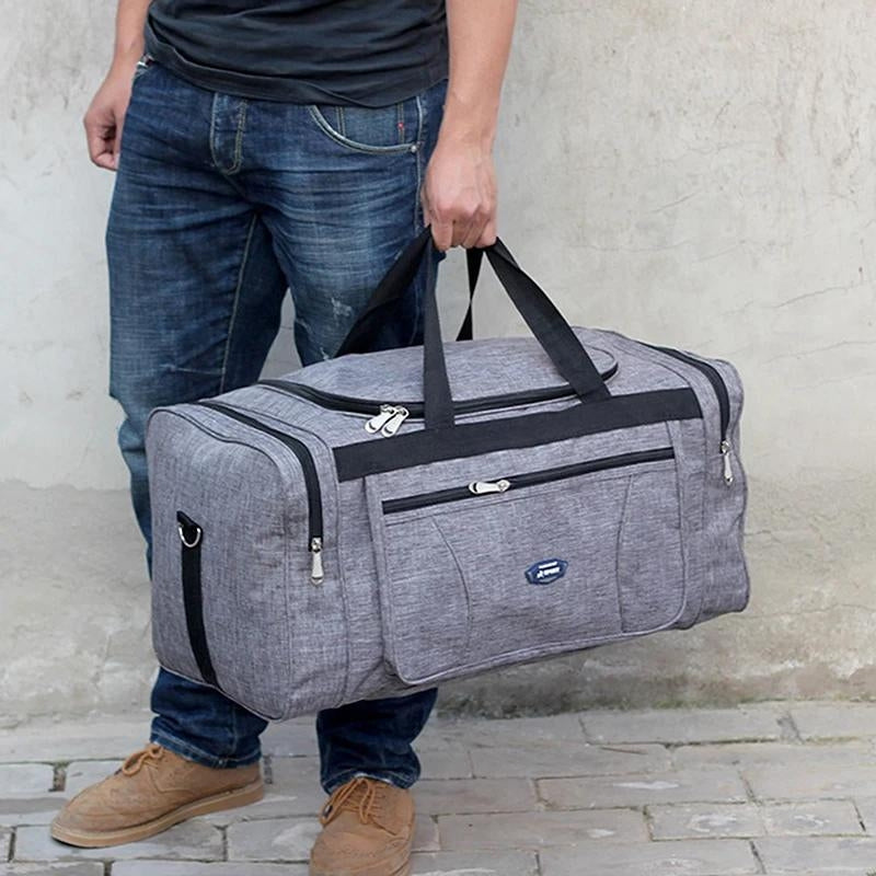 Travel Duffel Bag Durable Water-Resistant with Shoe Compartment