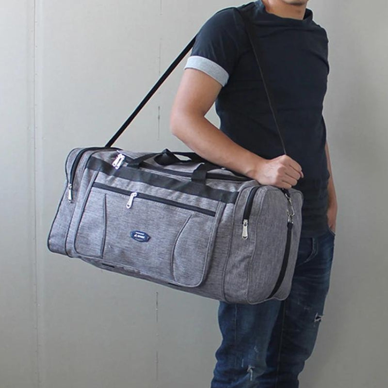 Travel Duffel Bag Durable Water-Resistant with Shoe Compartment