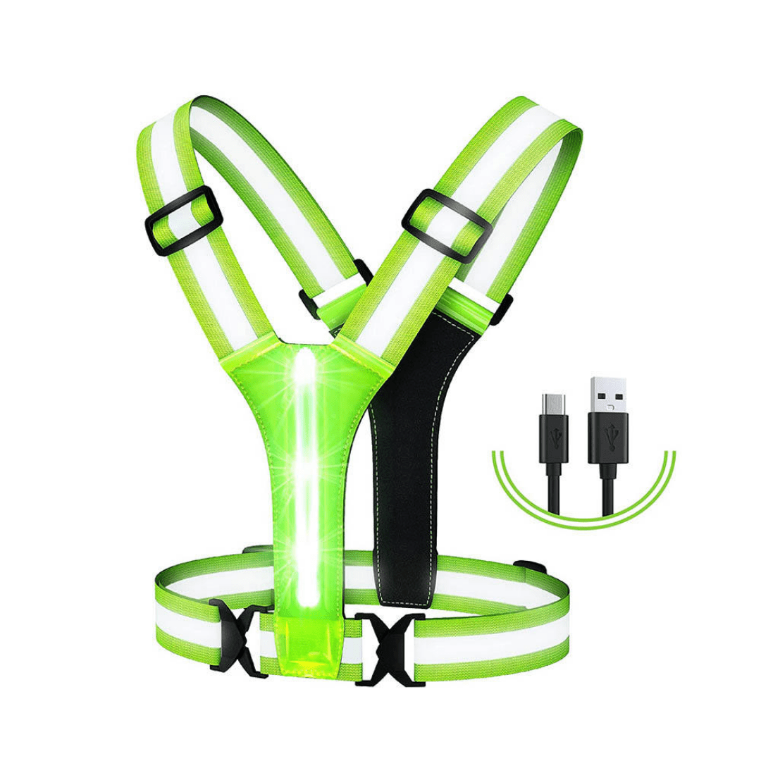 Safety Vest, Reflective LED Adjustable Outdoor Vest | Everhikes - Everhikes