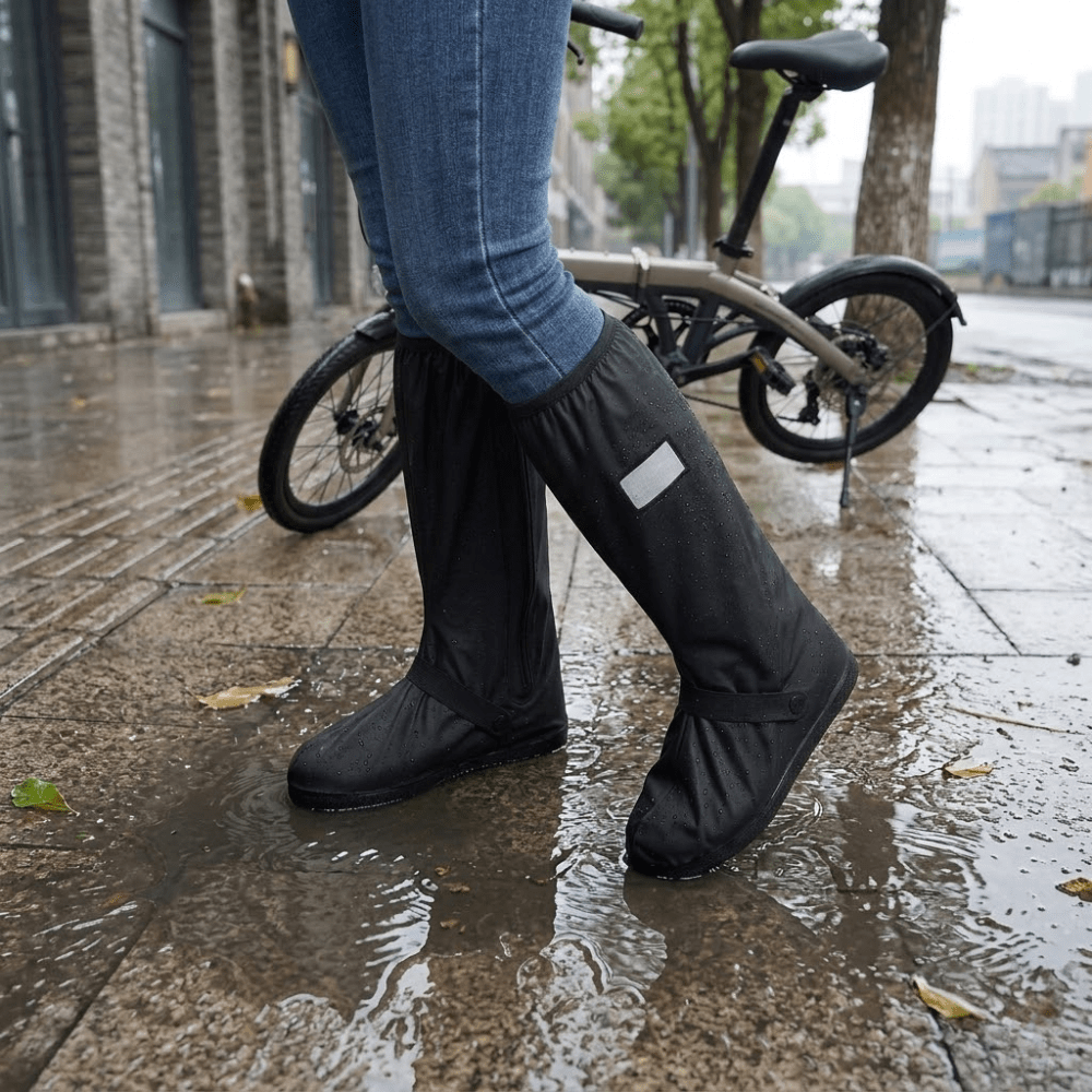 Shoe Covers, Waterproof Reflective High - Top Overshoes - Everhikes