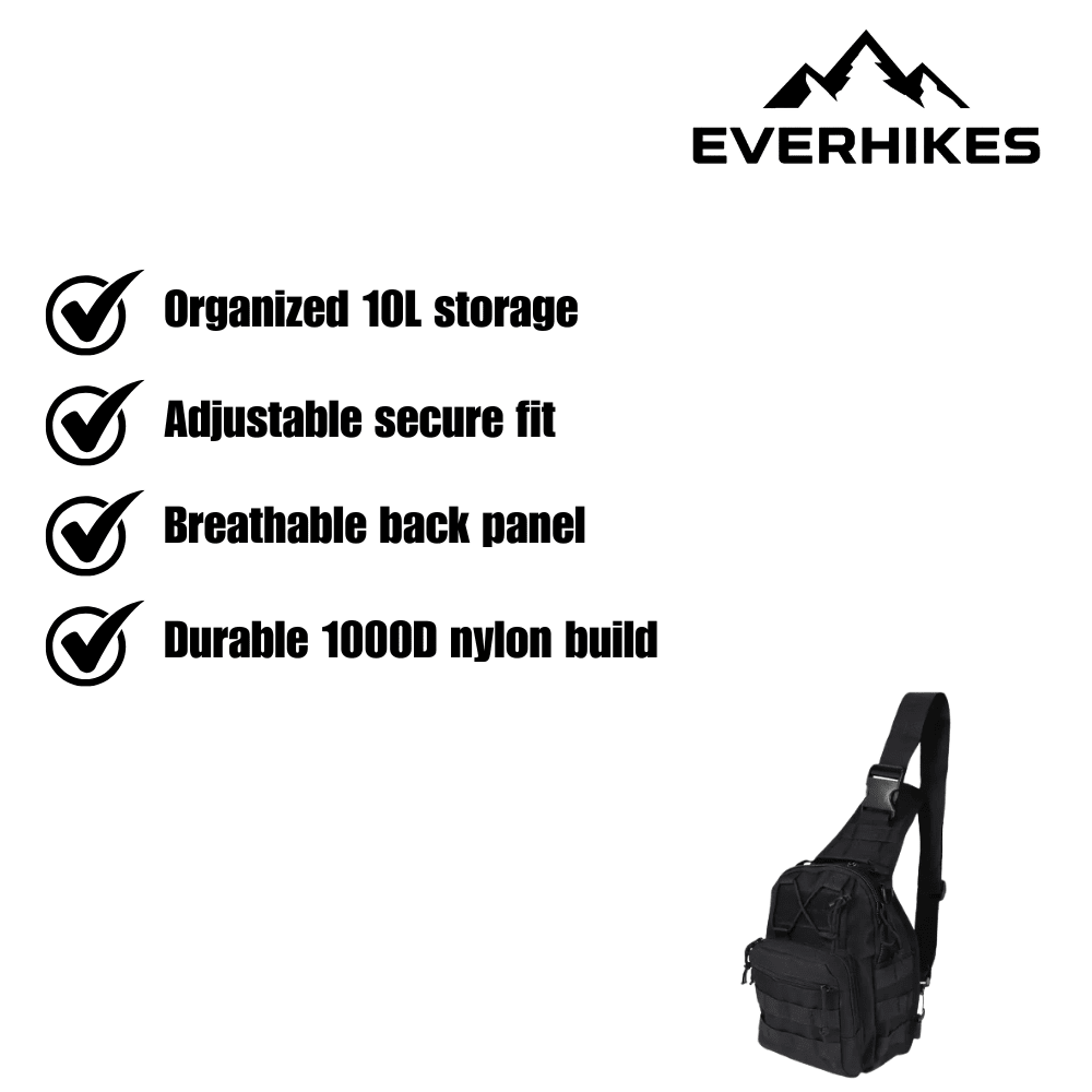 Shoulder Bag, Durable Adjustable Strap 10L | Everhikes - Everhikes