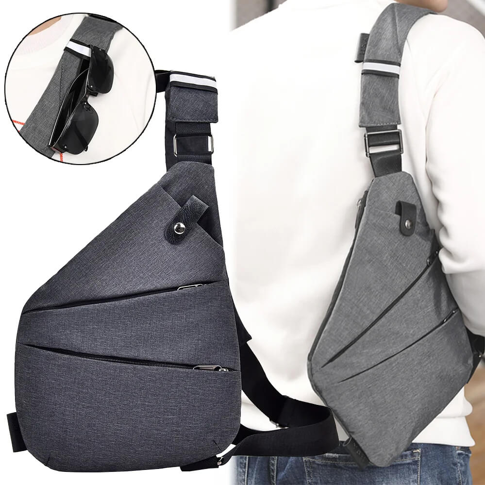 Shoulder Bag, Lightweight Water-Resistant Travel Pack - Everhikes