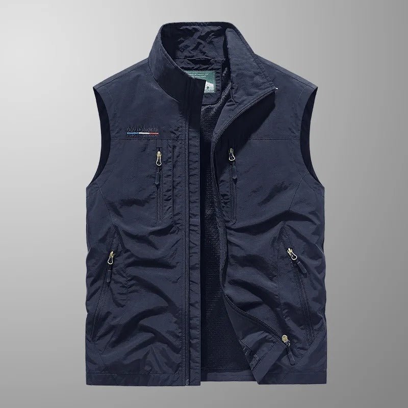 Sleeveless Cargo Vest, Lightweight Water - Resistant | Everhikes - Everhikes