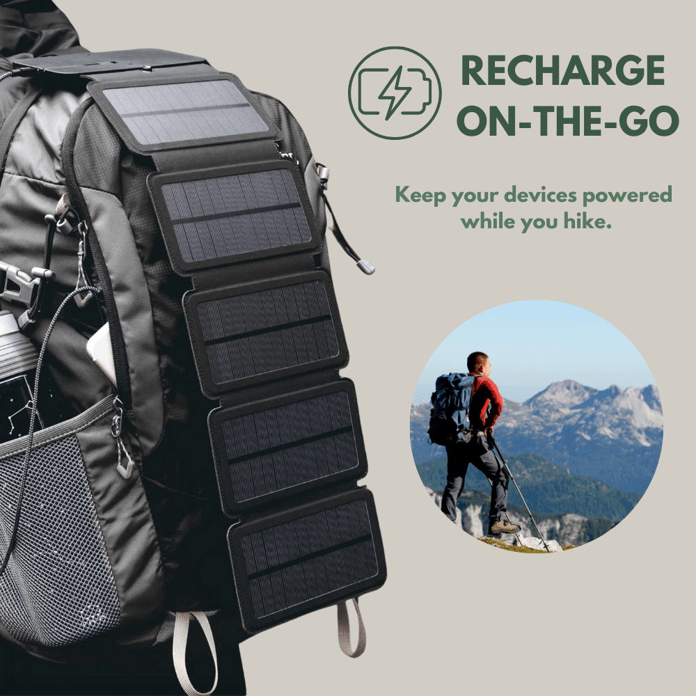 Solar Power Bank Charger Weather-Resistant | Everhikes - Everhikes