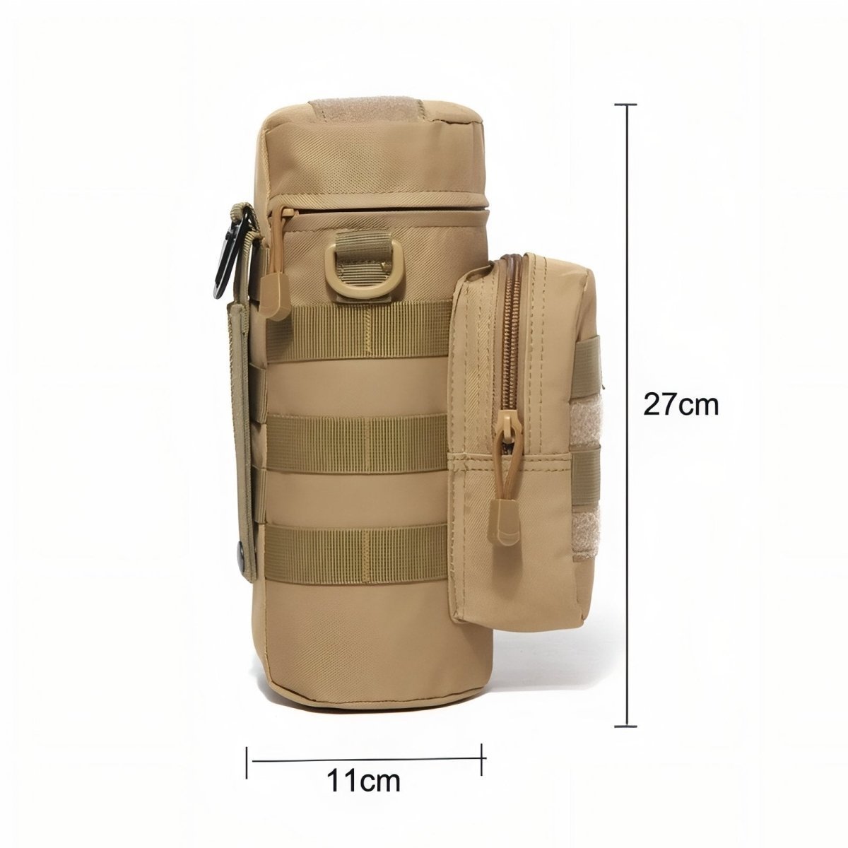 Tactical Water Bottle Holder with Accessory Pocket | Everhikes - Everhikes