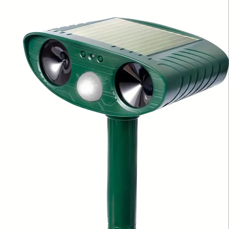 Ultrasonic Animal Repeller Solar-Powered Water-Resistant - Everhikes