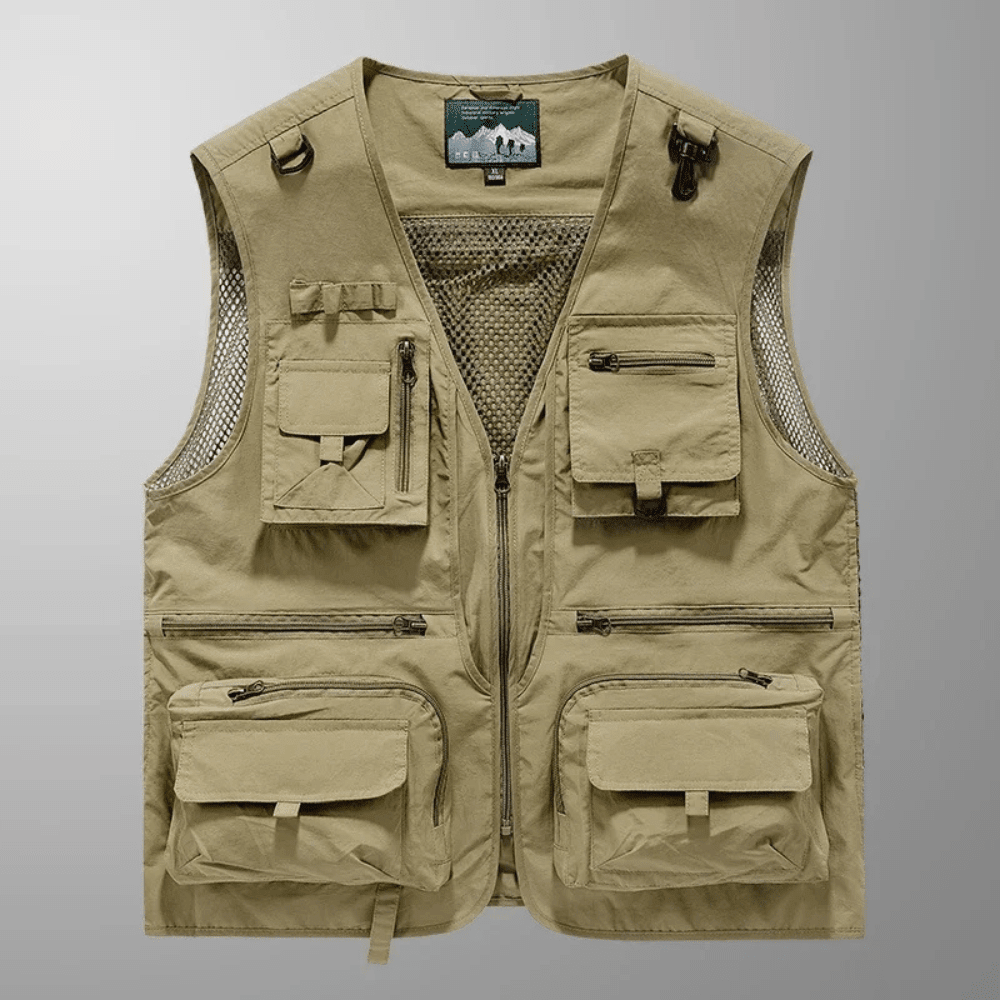 Utility Vest, Lightweight Mesh Multi - Pocket Outdoor Vest | Everhikes - Everhikes
