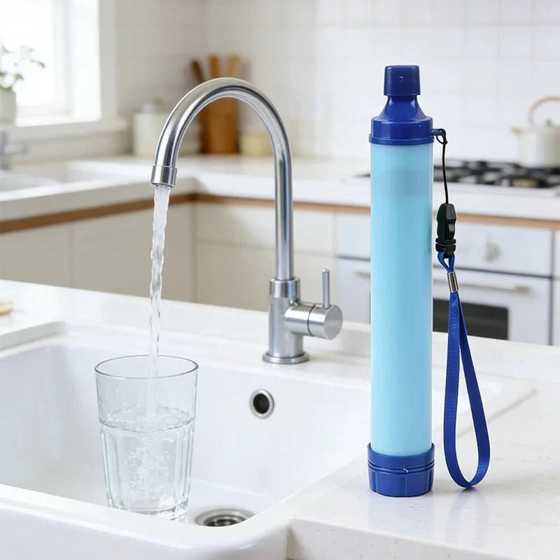 Water Filter Straw, Lightweight Portable for Hiking, Camping - Everhikes