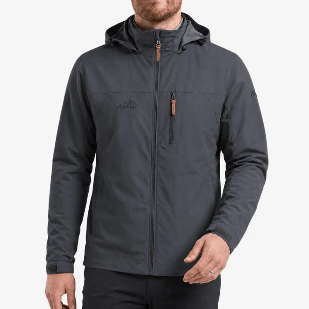 Waterproof Jacket, Lightweight Outdoor Adjustable Cuffs & Hem - Everhikes