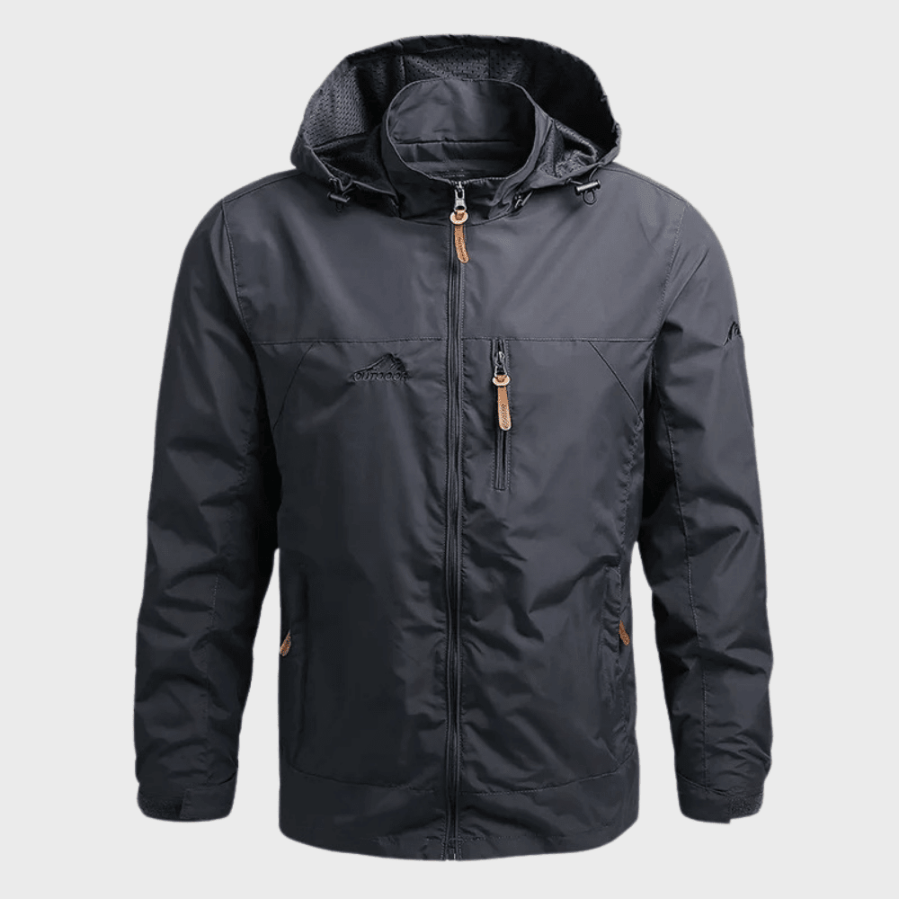 Waterproof Jacket, Lightweight Outdoor Adjustable Cuffs & Hem - Everhikes