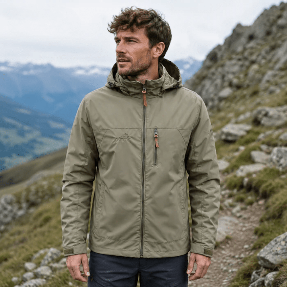 Waterproof Jacket, Lightweight Outdoor Adjustable Cuffs & Hem - Everhikes