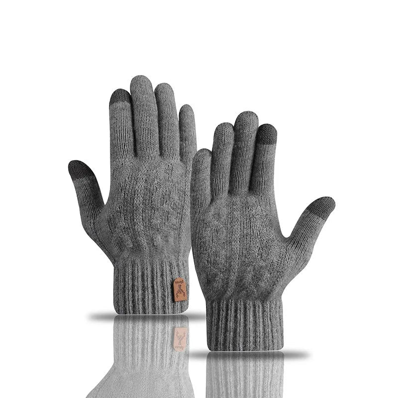 Winter Gloves – Warm Knit Touchscreen Lined Design - Everhikes